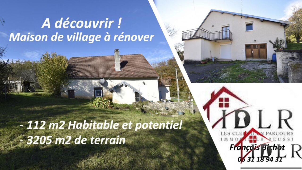 maison 5 pièces 112 m2 à vendre à Fontaine-Lès-Clerval (25340)