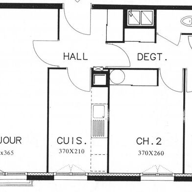 Appartement 3 pièces 63 m²