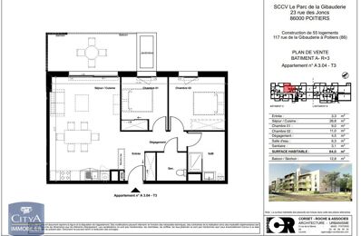 location appartement 720 € CC /mois à proximité de Smarves (86240)