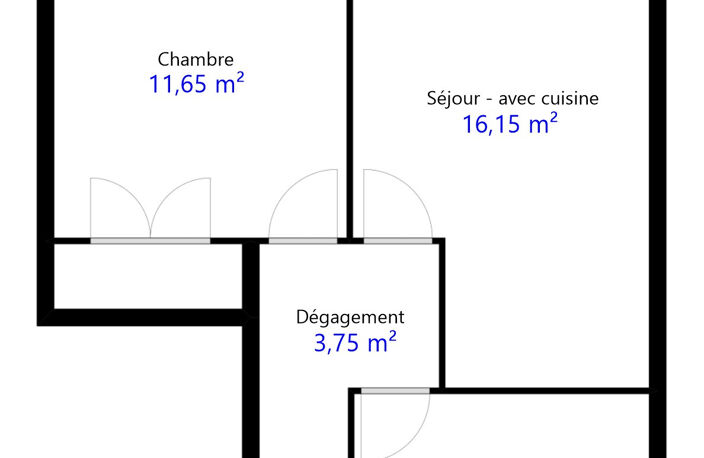 JOLIETTE  AVEC LOCATAIRE EN PLACE - T2 - 30m2 — photo 4