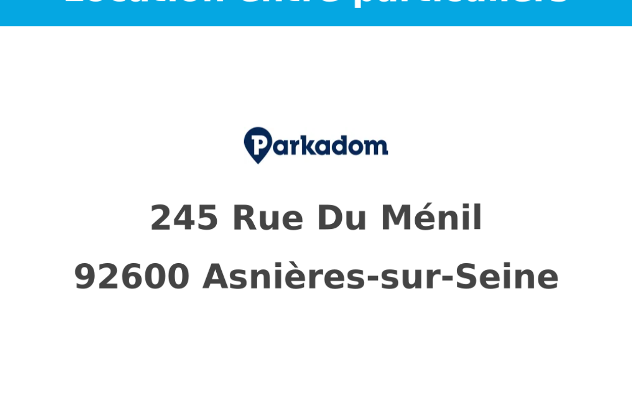 garage  pièces  m2 à louer à Asnières-sur-Seine (92600)