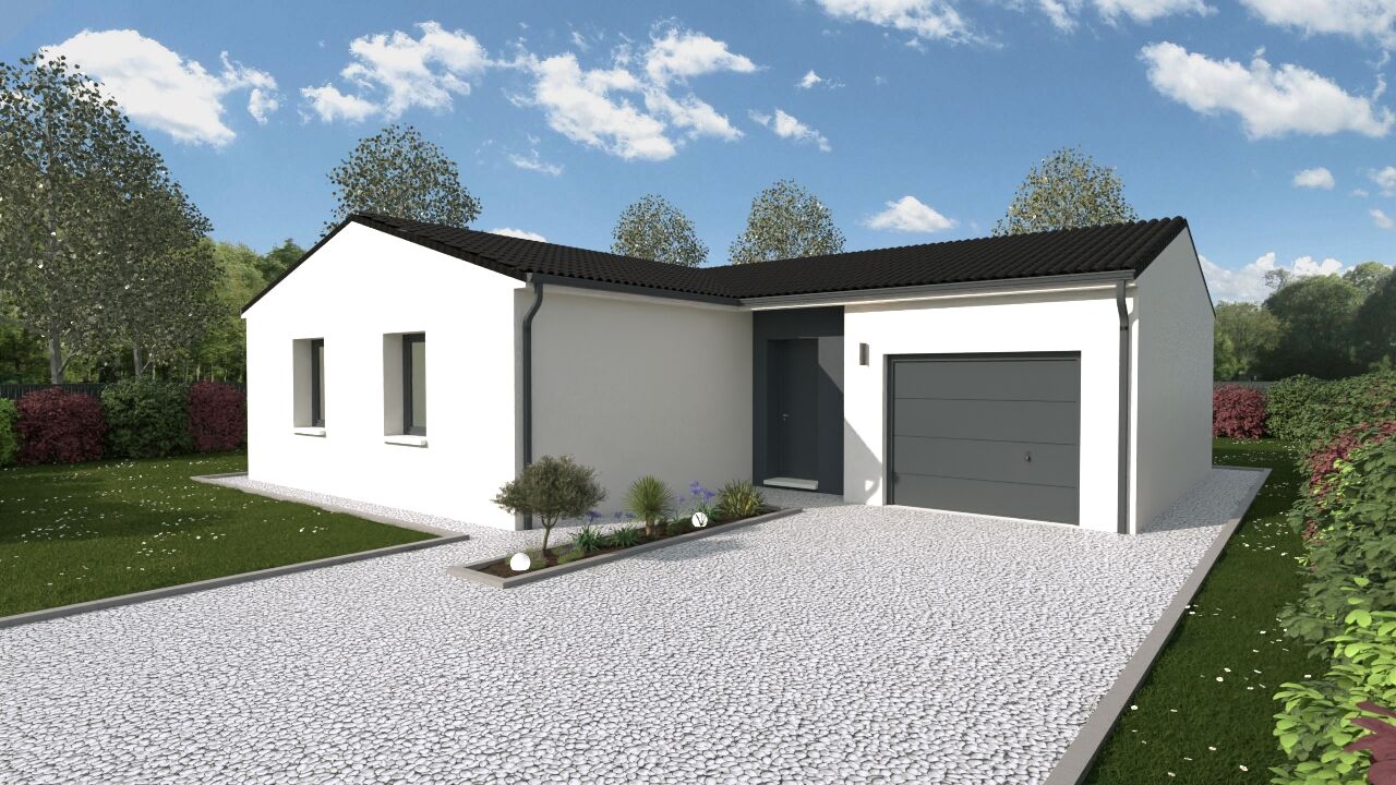 maison 76 m2 à construire à Chabournay (86380)