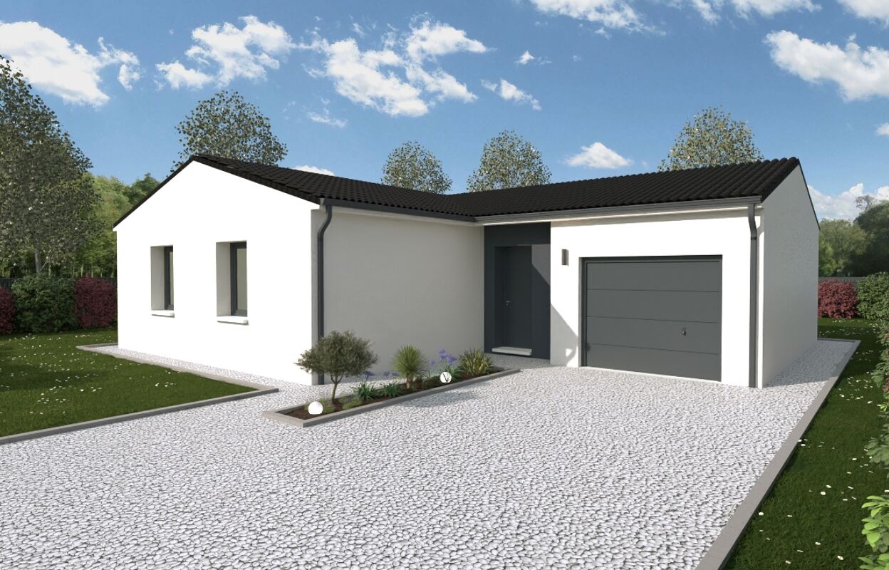 maison 76 m2 à construire à Chabournay (86380)