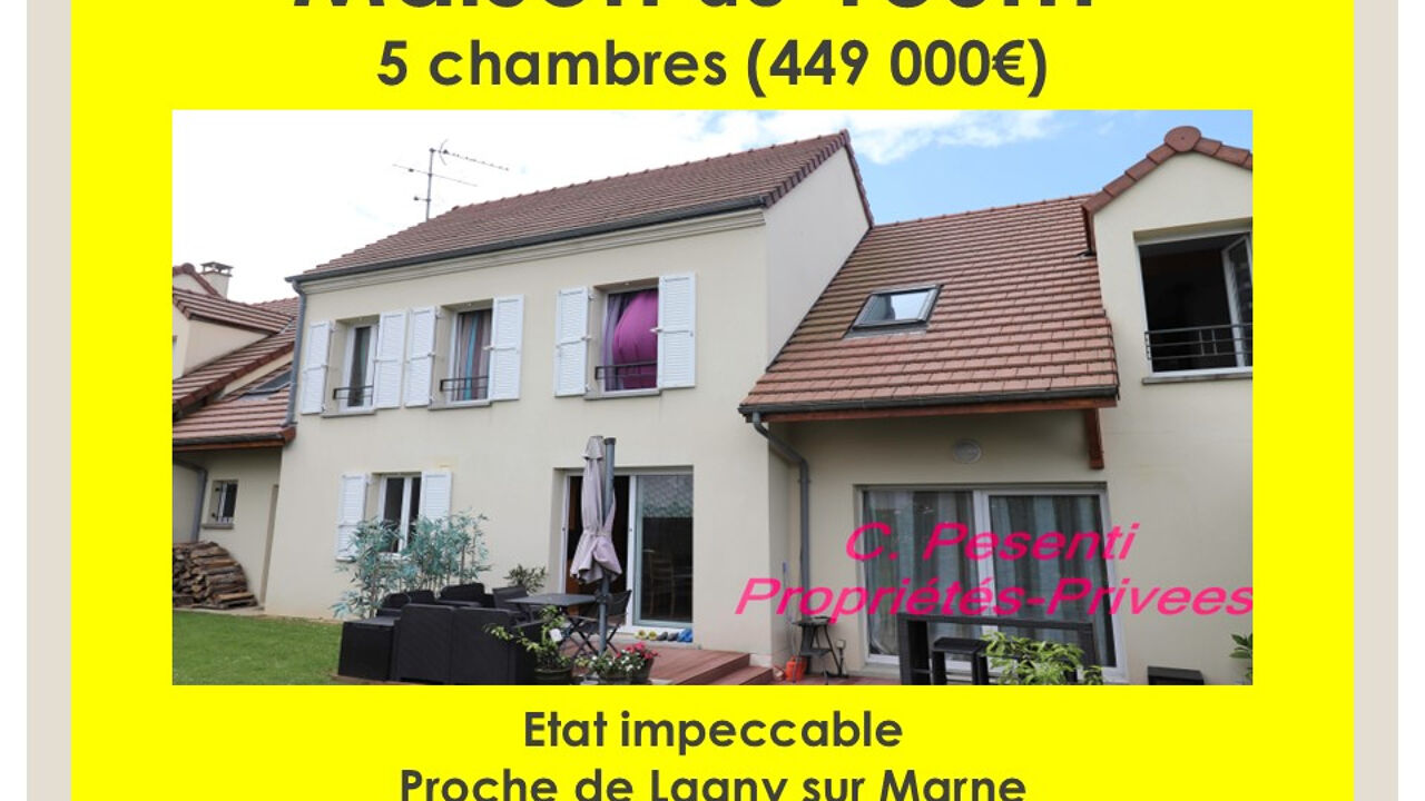 maison 7 pièces 136 m2 à vendre à Lagny-sur-Marne (77400)