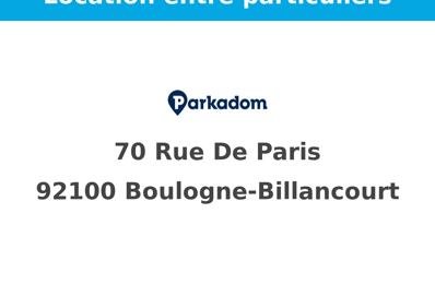 location garage 200 € CC /mois à proximité de Neuilly-sur-Seine (92200)