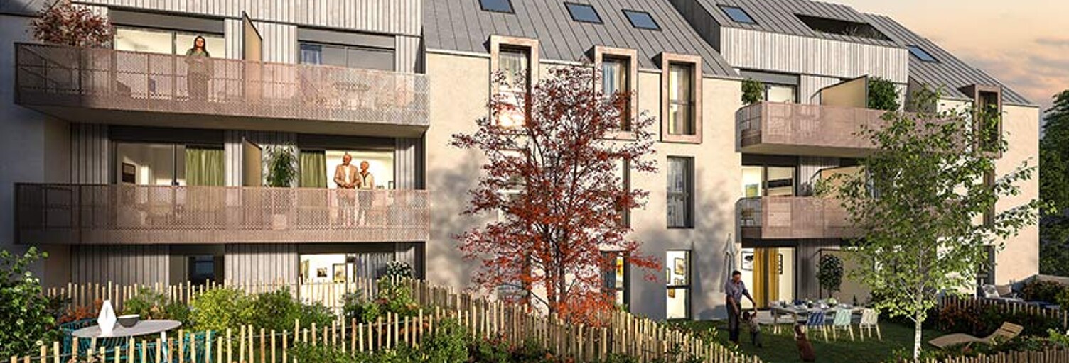 Appartement neuf T2, T3 Pièce 39 à 71 m² à vendre à Saint-Aubin-d'Aubigné (35250)