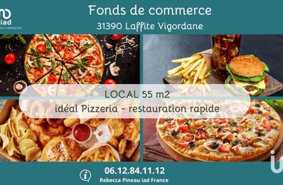 commerce  pièces 55 m2 à vendre à Lafitte-Vigordane (31390)