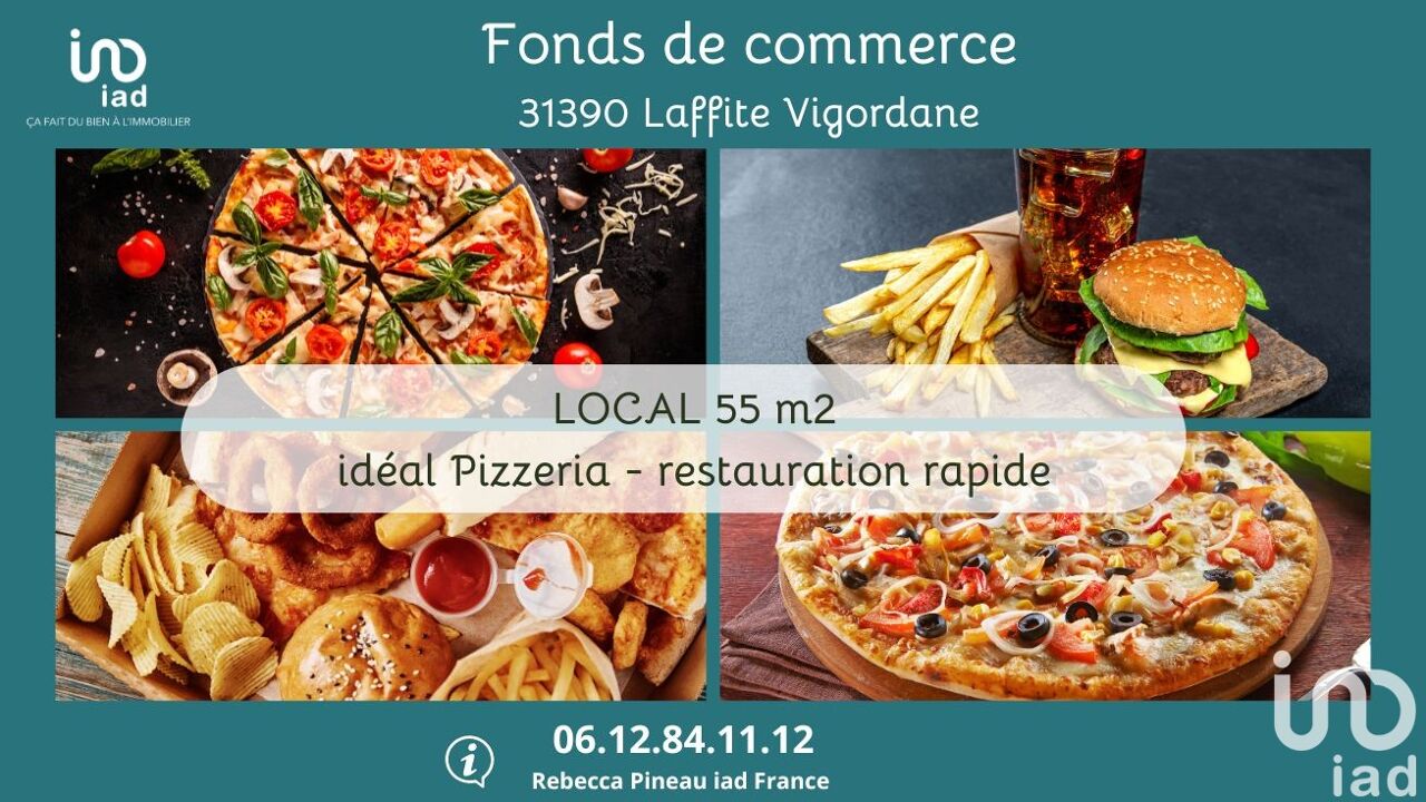 commerce  pièces 55 m2 à vendre à Lafitte-Vigordane (31390)