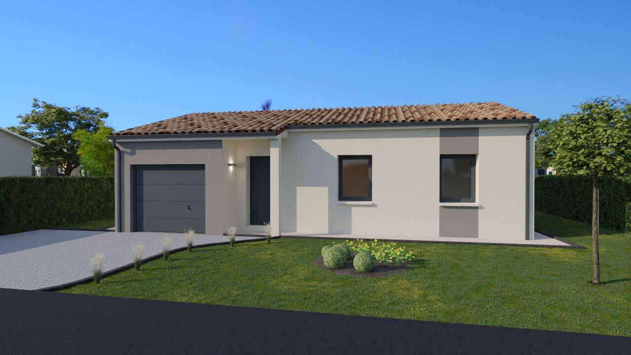 maison 61 m2 à construire à Mirebeau (86110)