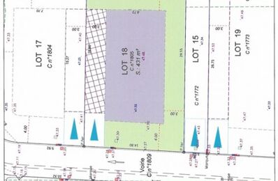 vente terrain 96 000 € à proximité de Bages (11100)