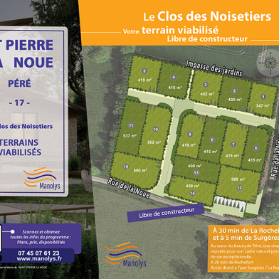 Terrain 355 m²