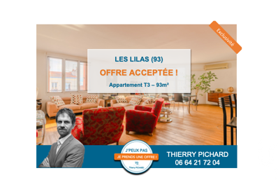 vente appartement 570 000 € à proximité de Les Lilas (93260)