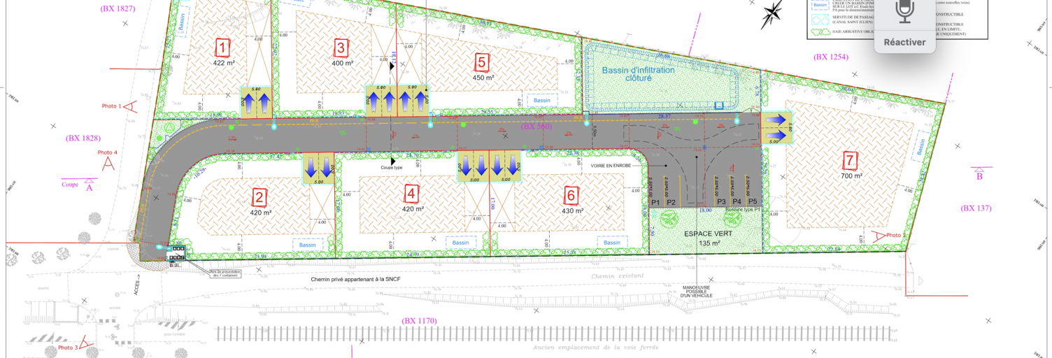 Terrain  450 m² à vendre à Cavaillon (84300)