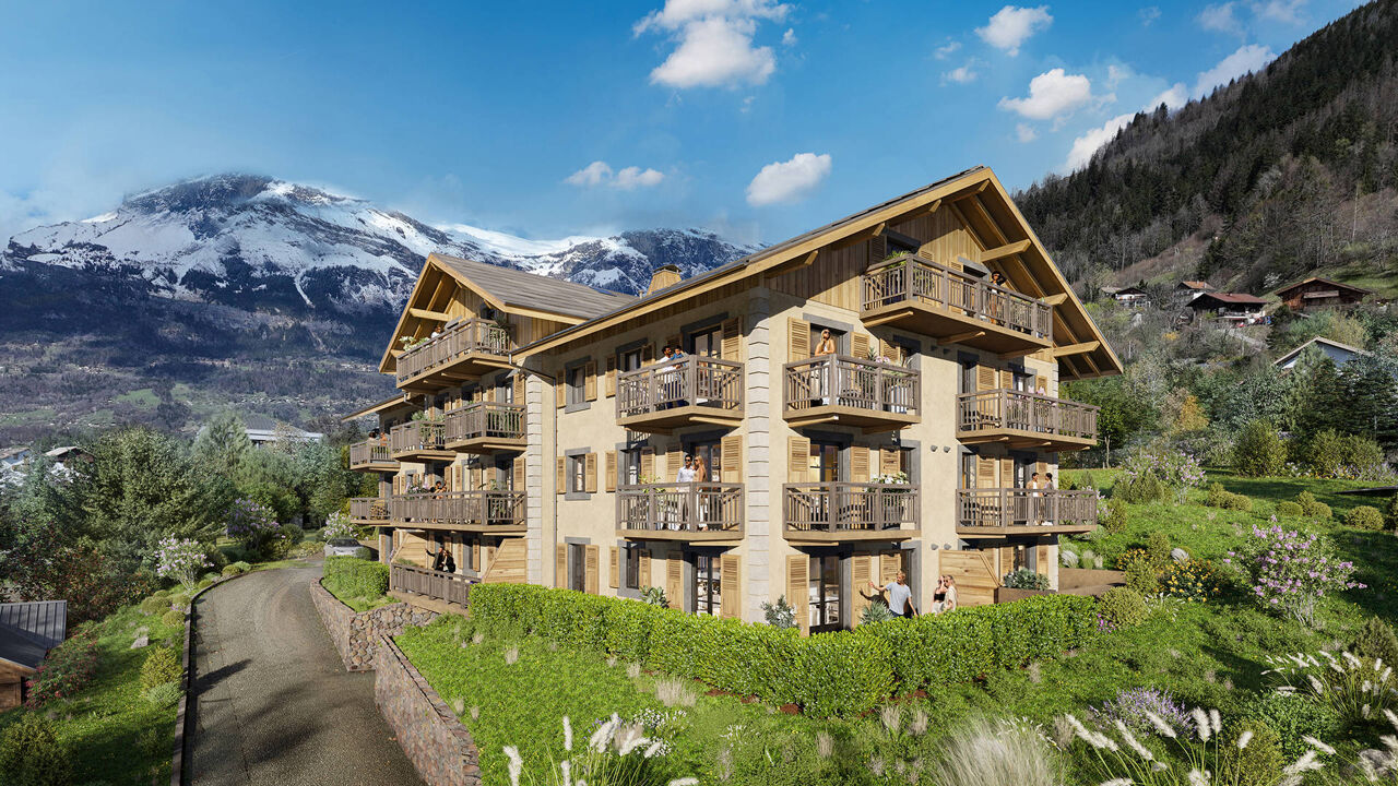 appartement neuf T2, T3 pièces 43 à 62 m2 à vendre à Saint-Gervais-les-Bains (74170)