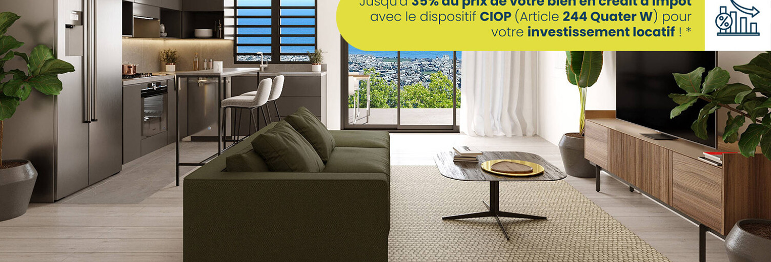 Appartement 1 Pièce 25 m² à vendre à Saint-Denis (97400)