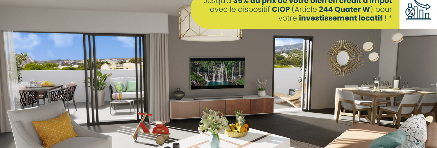 Appartement 4 Pièces 75 m² à vendre à Saint-Denis (97400)