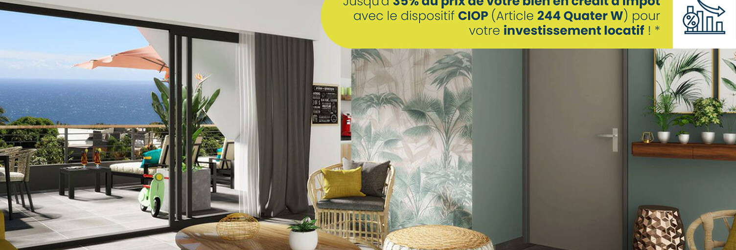 Appartement neuf T2, T3, T4 Pièce 40 à 75 m² à vendre à Saint-Leu (97436)