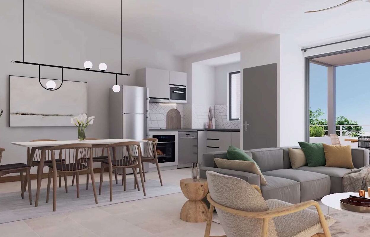 appartement neuf T2, T3, T4 pièces 40 à 75 m2 à vendre à Saint-Denis (97400)