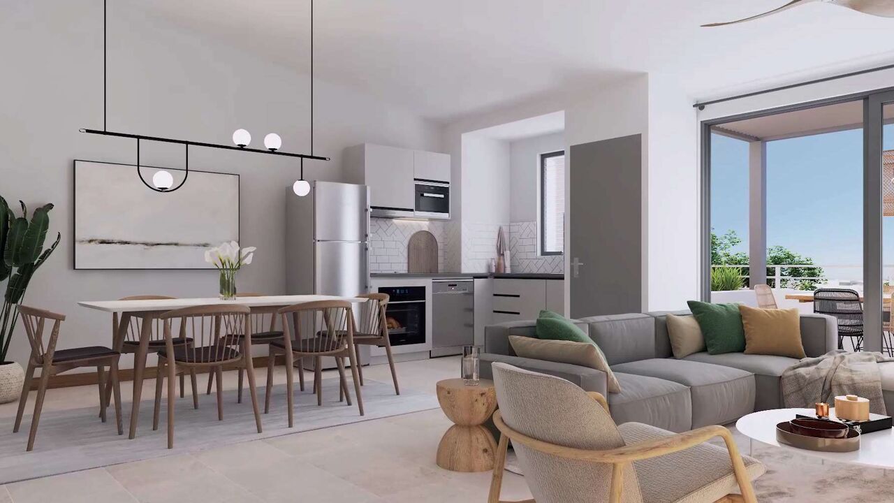 appartement neuf T2, T3, T4 pièces 40 à 75 m2 à vendre à Saint-Denis (97400)