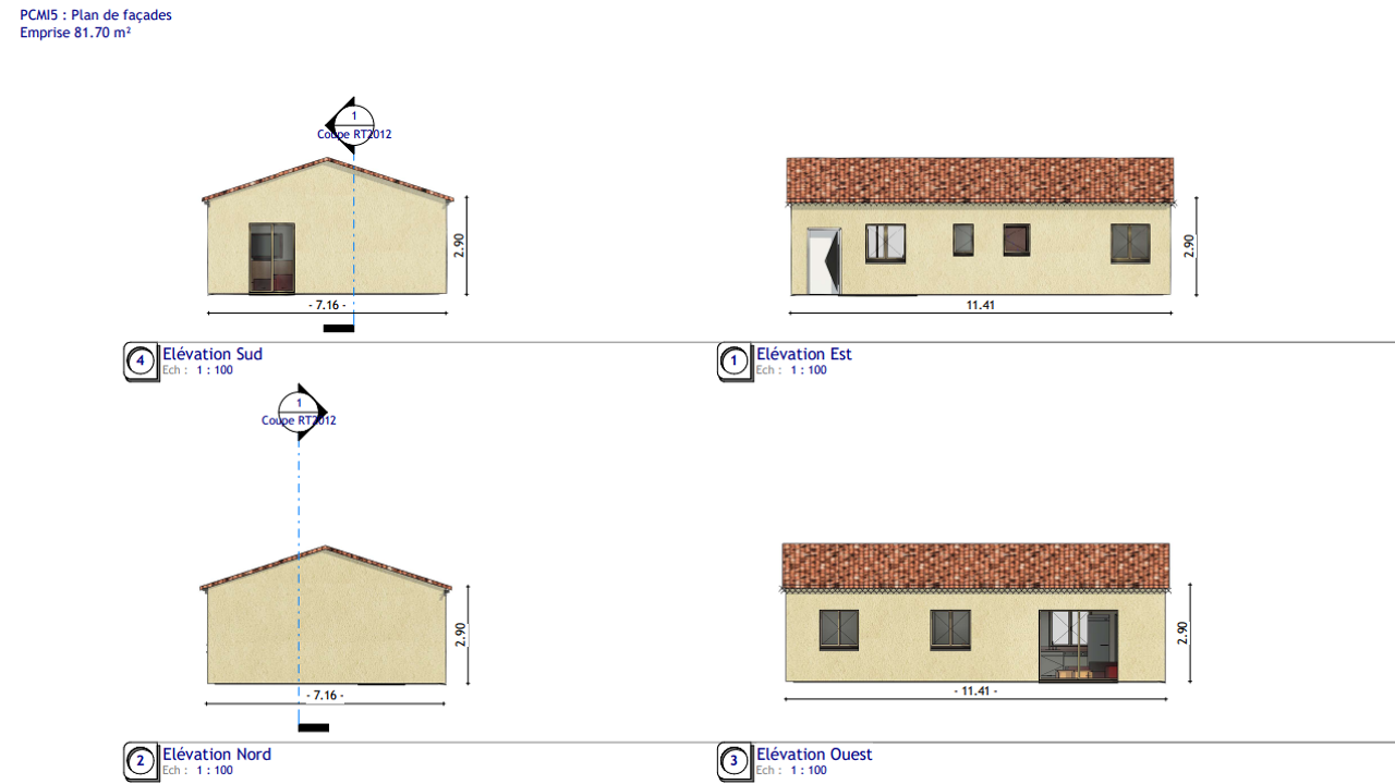 maison 70 m2 à construire à Brignoles (83170)