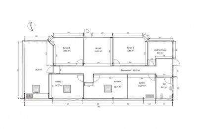 bureau  pièces 150 m2 à louer à Saint-Junien (87200)