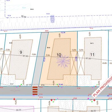 Terrain 337 m²