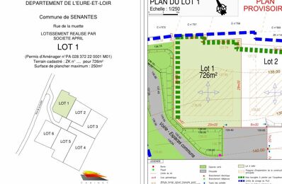 construire terrain 79 200 € à proximité de Yermenonville (28130)