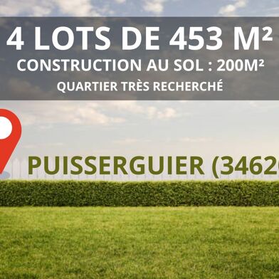 Terrain 453 m²