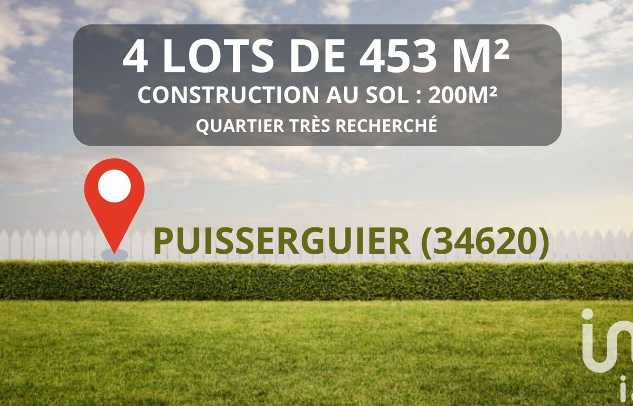 terrain  pièces 453 m2 à vendre à Puisserguier (34620)