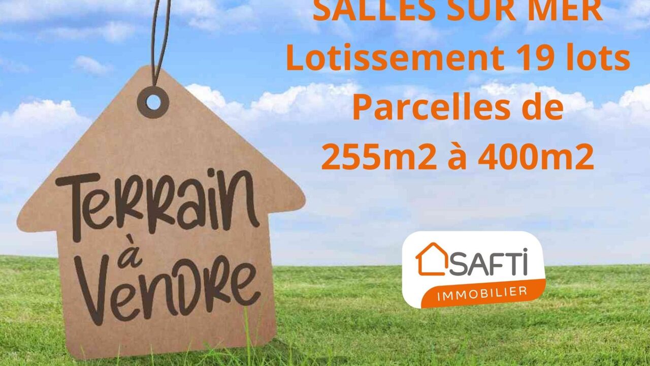 terrain  pièces 382 m2 à vendre à Salles-sur-Mer (17220)