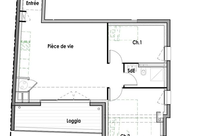 Vente Appartement 3 pièces — photo 4
