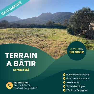 Terrain 369 m²