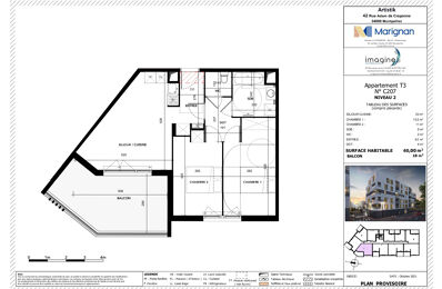 location appartement 1 069 € CC /mois à proximité de Castries (34160)