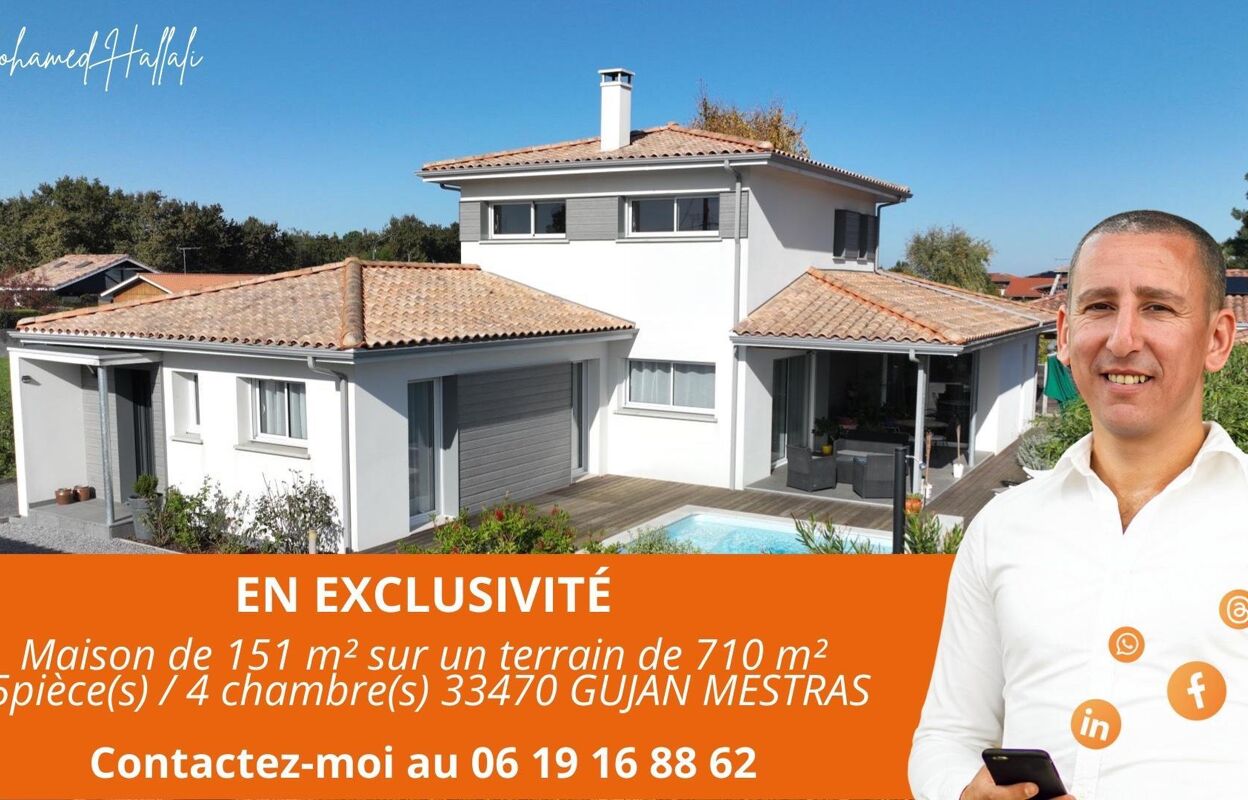 maison 5 pièces 151 m2 à vendre à Gujan-Mestras (33470)