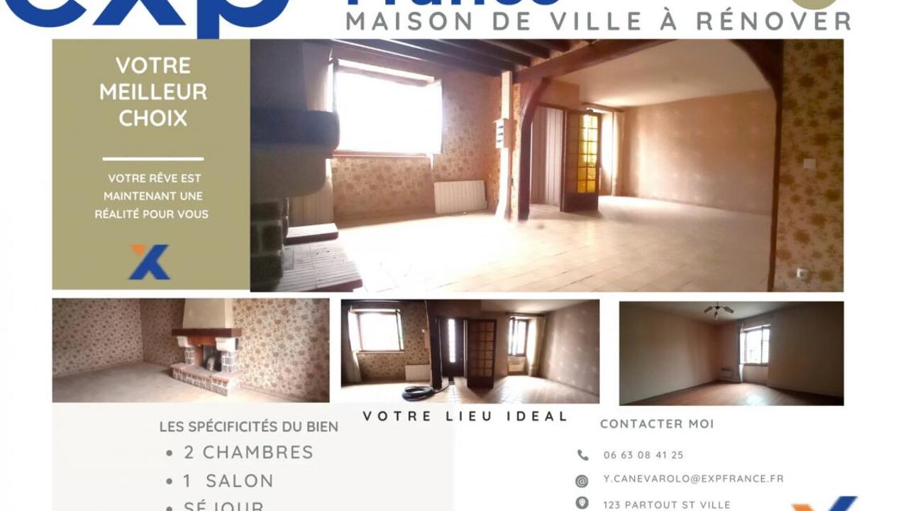 maison 3 pièces 92 m2 à vendre à La Sauve (33670)