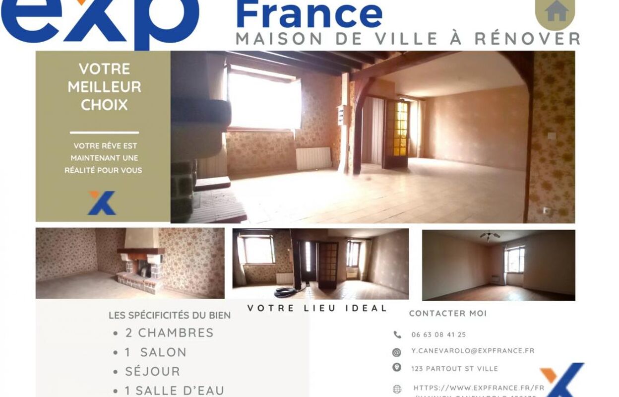 maison 3 pièces 92 m2 à vendre à La Sauve (33670)