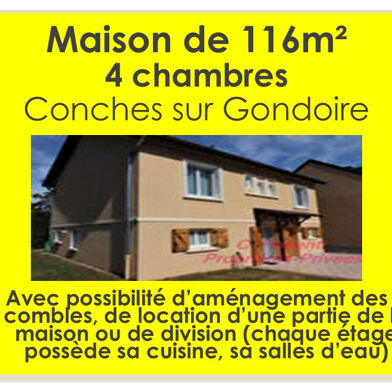 Maison 6 pièces 116 m²