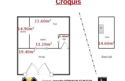 garage  pièces 73 m2 à vendre à La Mure (38350)