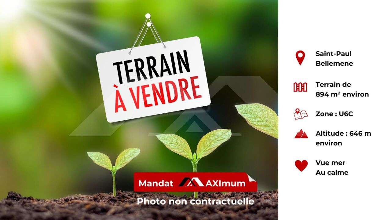 terrain  pièces 894 m2 à vendre à Saint-Paul (97434)