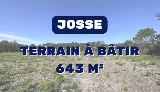 Terrain  à vendre Josse 40230