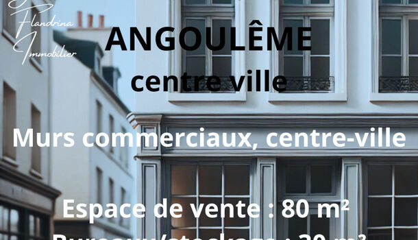 Local commercial 4 pièces  à vendre Angoulême 16000