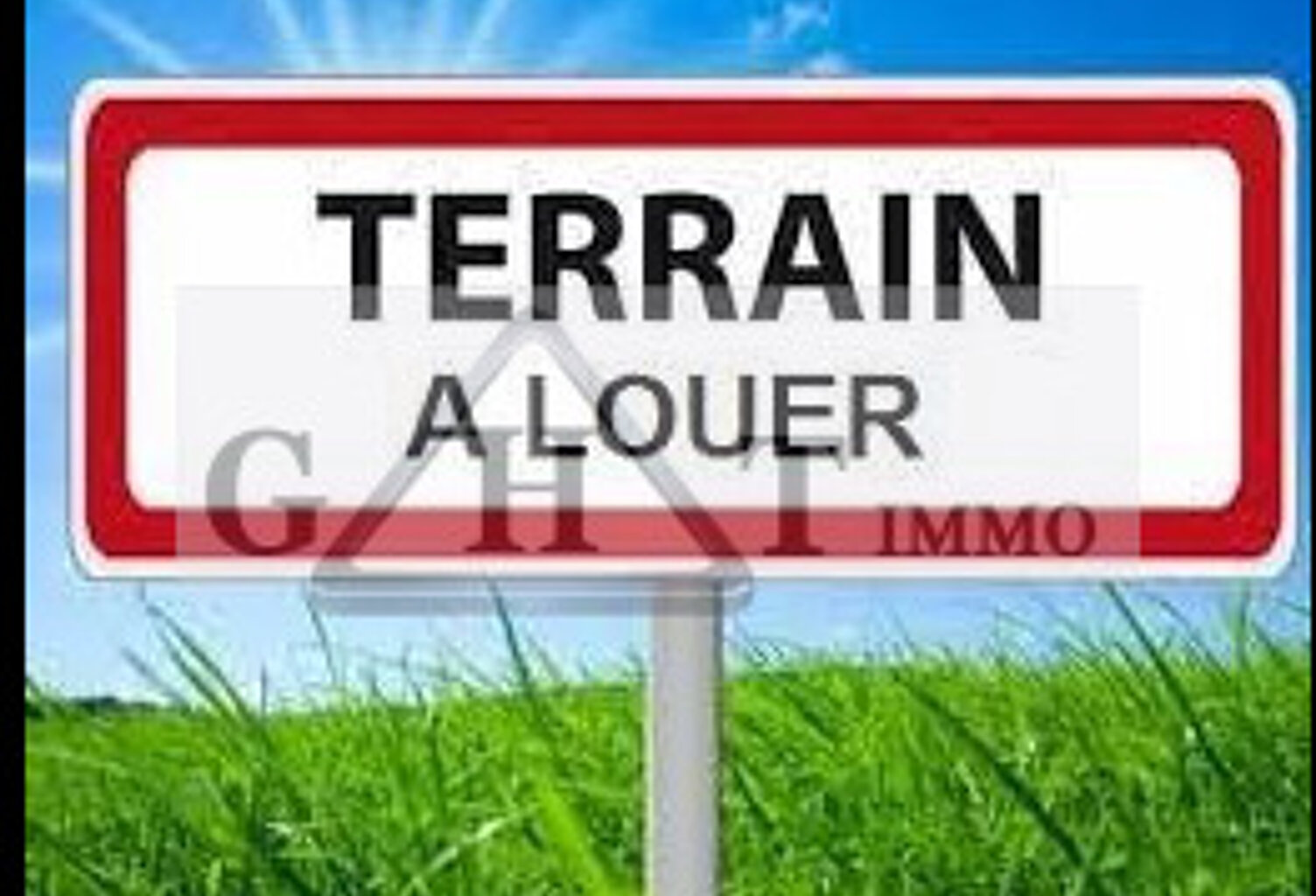 TERRAIN 7368M² A LOUER POINCY — photo 1
