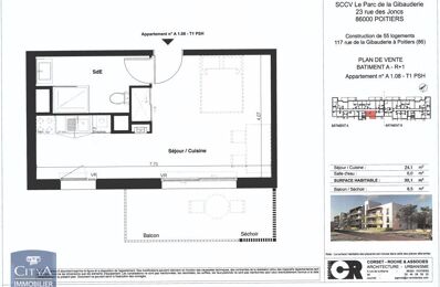 location appartement 490 € CC /mois à proximité de Mignaloux-Beauvoir (86550)