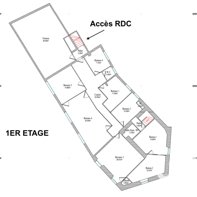 Appartement 5 pièces 186 m²