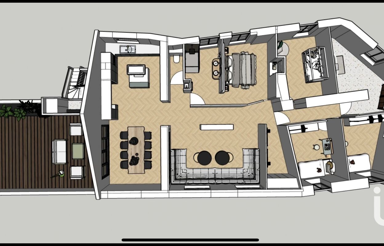 appartement 5 pièces 186 m2 à vendre à Nantes (44300)