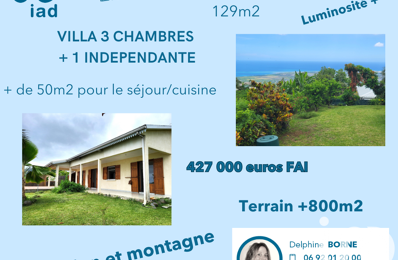 vente maison 427 000 € à proximité de Cilaos (97413)