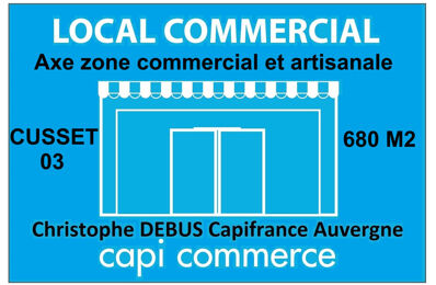 location commerce 9 300 € CC /mois à proximité de Cusset (03300)