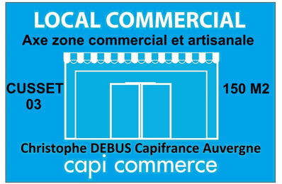 commerce 1 pièces 150 m2 à louer à Cusset (03300)