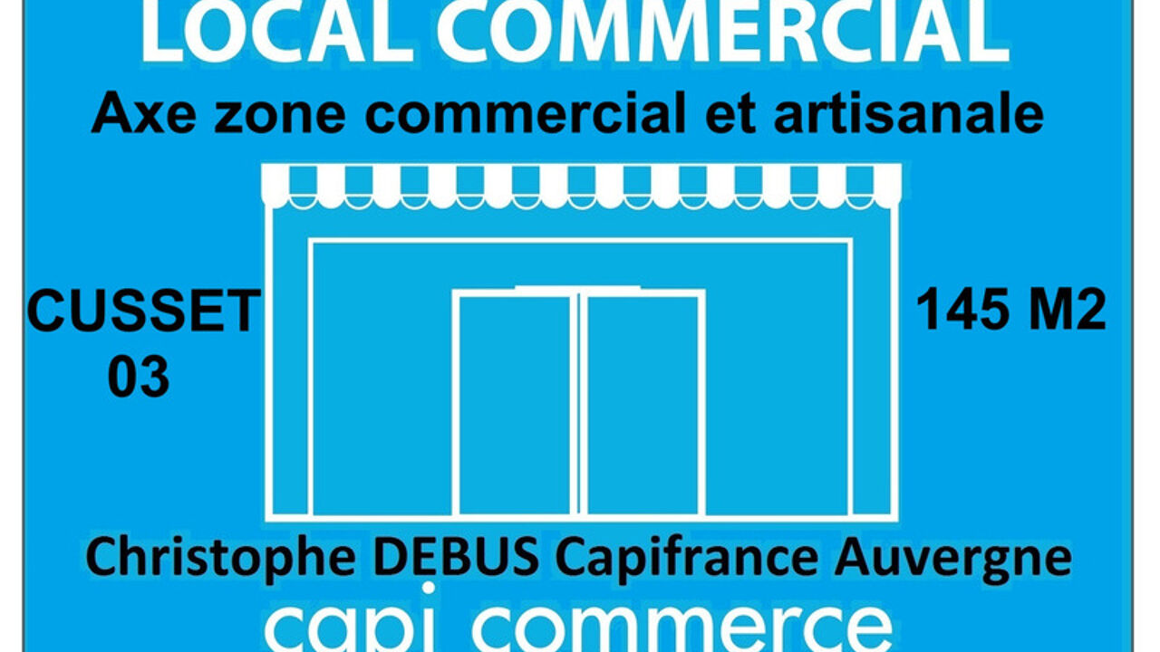 commerce 1 pièces 145 m2 à louer à Cusset (03300)