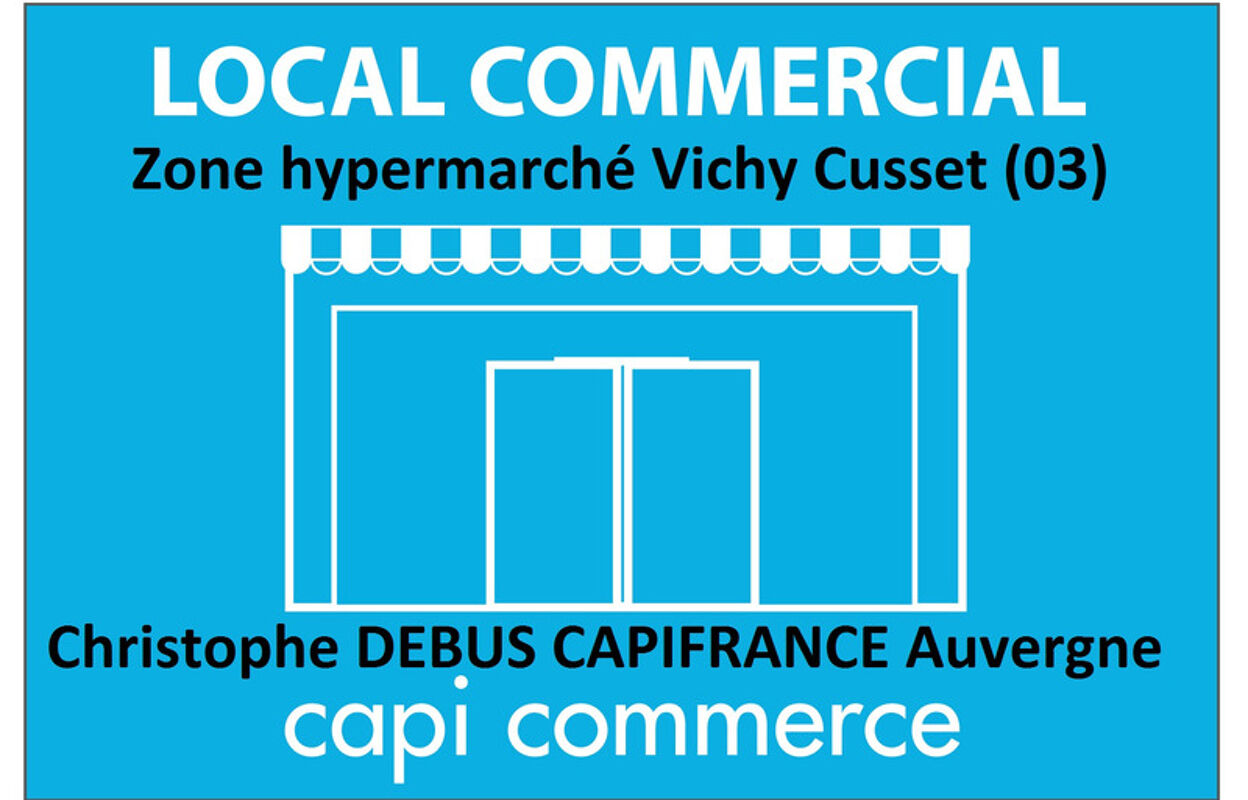 commerce 1 pièces 270 m2 à louer à Vichy (03200)